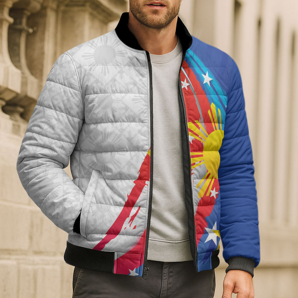 Philippines Flag Day Bomber Puffer Jacket Filipino Pride Shines Bright On Flag Day LT9 - Polynesian Pride