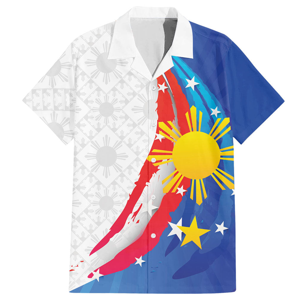 Philippines Flag Day Hawaiian Shirt Filipino Pride Shines Bright On Flag Day LT9 White - Polynesian Pride