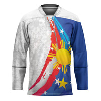Philippines Flag Day Hockey Jersey Filipino Pride Shines Bright On Flag Day LT9 Unisex White - Polynesian Pride
