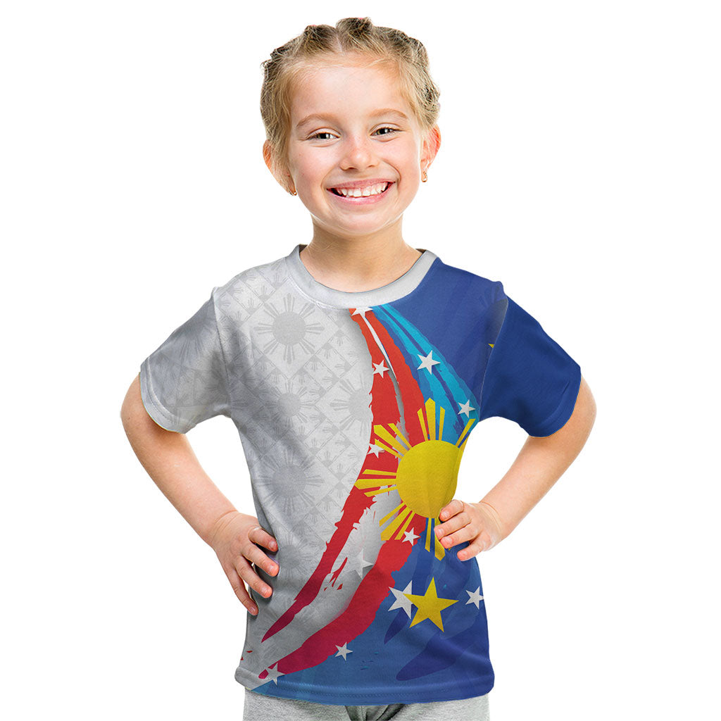 Philippines Flag Day Kid T Shirt Filipino Pride Shines Bright On Flag Day LT9 White - Polynesian Pride