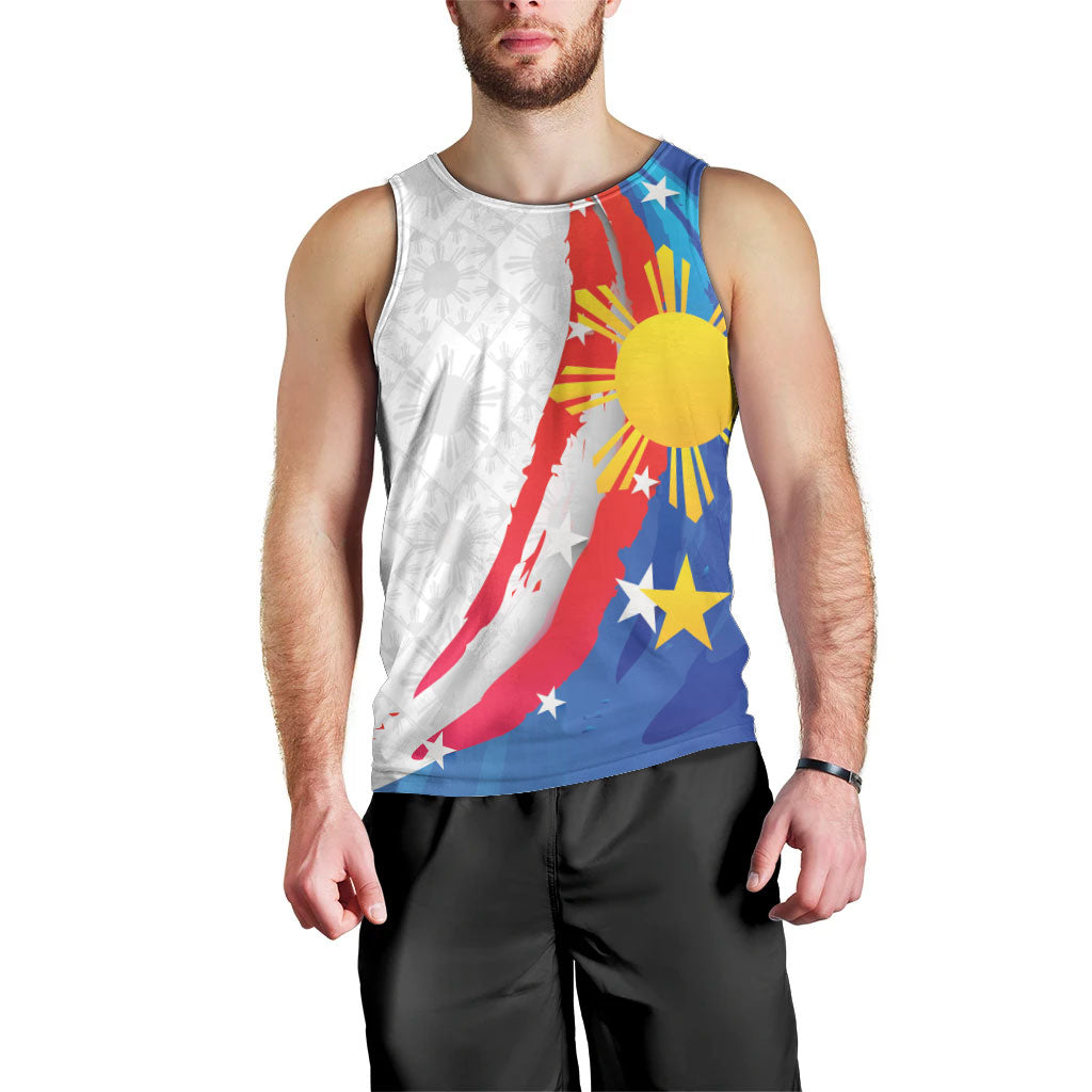 Philippines Flag Day Men Tank Top Filipino Pride Shines Bright On Flag Day LT9 - Polynesian Pride