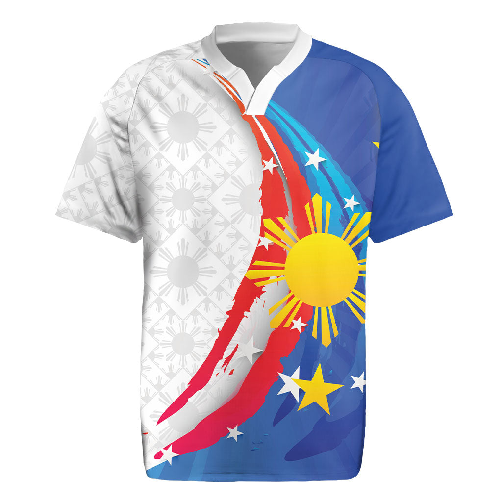 Philippines Flag Day Rugby Jersey Filipino Pride Shines Bright On Flag Day LT9 White - Polynesian Pride