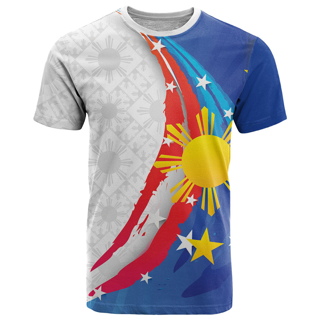 Philippines Flag Day T Shirt Filipino Pride Shines Bright On Flag Day LT9 White - Polynesian Pride