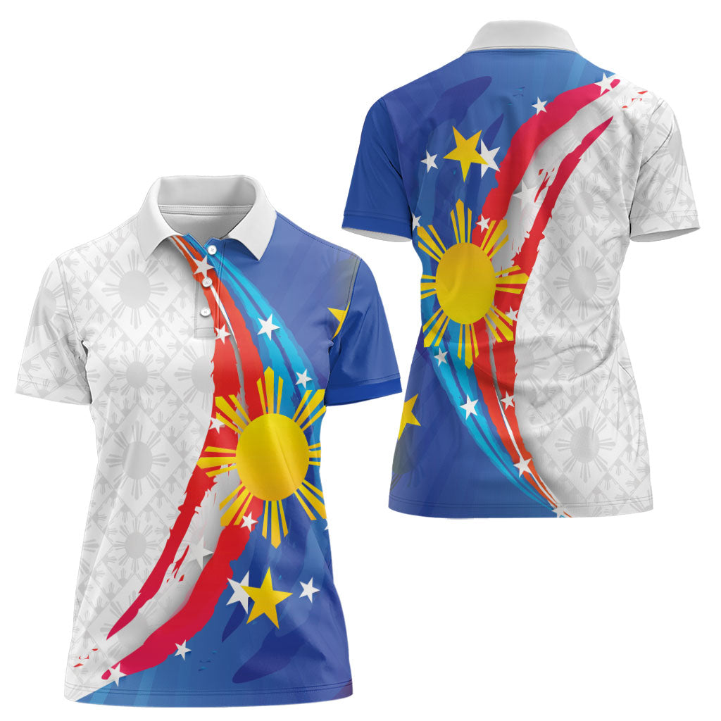 Philippines Flag Day Women Polo Shirt Filipino Pride Shines Bright On Flag Day LT9 - Polynesian Pride
