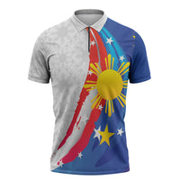 Philippines Flag Day Zipper Polo Shirt Filipino Pride Shines Bright On Flag Day
