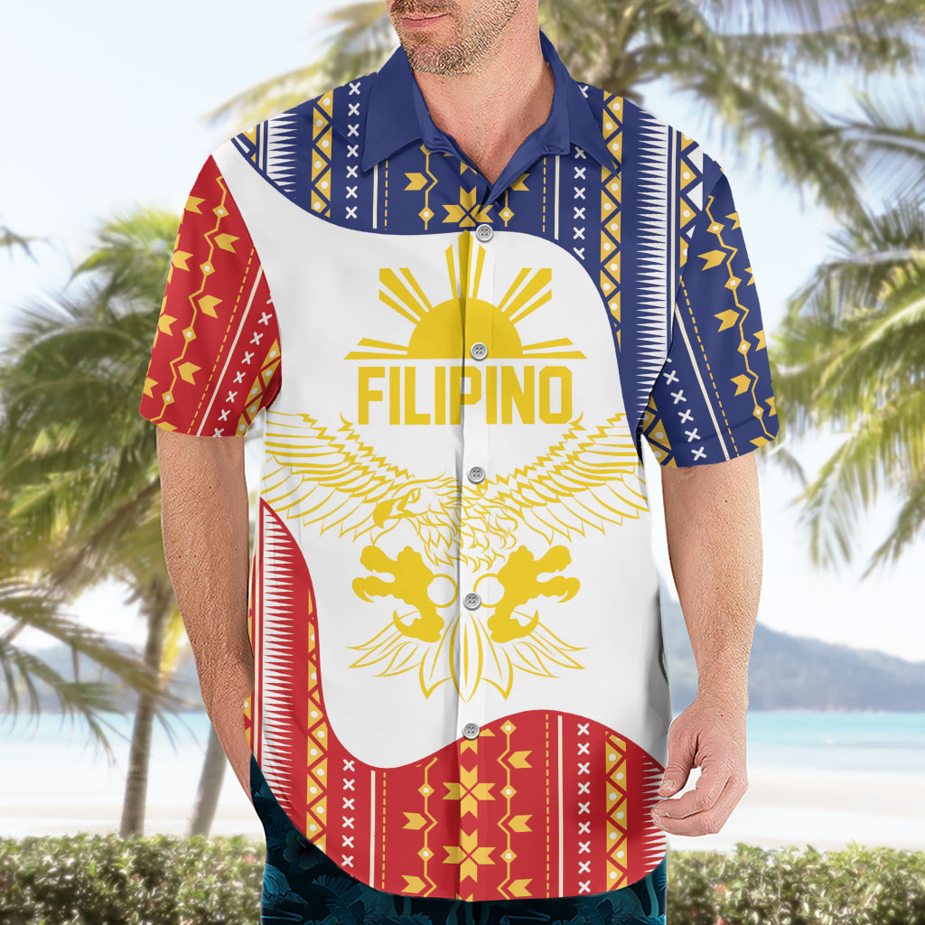 Philippines Flag Day Hawaiian Shirt Filipino Traditional Igorot Tribal Pattern LT9 - Polynesian Pride