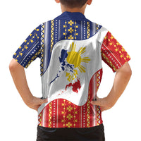 Philippines Flag Day Kid Hawaiian Shirt Filipino Traditional Igorot Tribal Pattern LT9 - Polynesian Pride