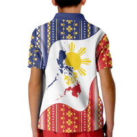 Philippines Flag Day Kid Polo Shirt Filipino Traditional Igorot Tribal Pattern LT9 - Polynesian Pride