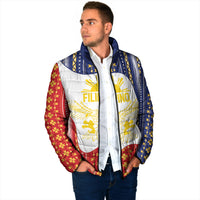 Philippines Flag Day Padded Jacket Filipino Traditional Igorot Tribal Pattern LT9 - Polynesian Pride