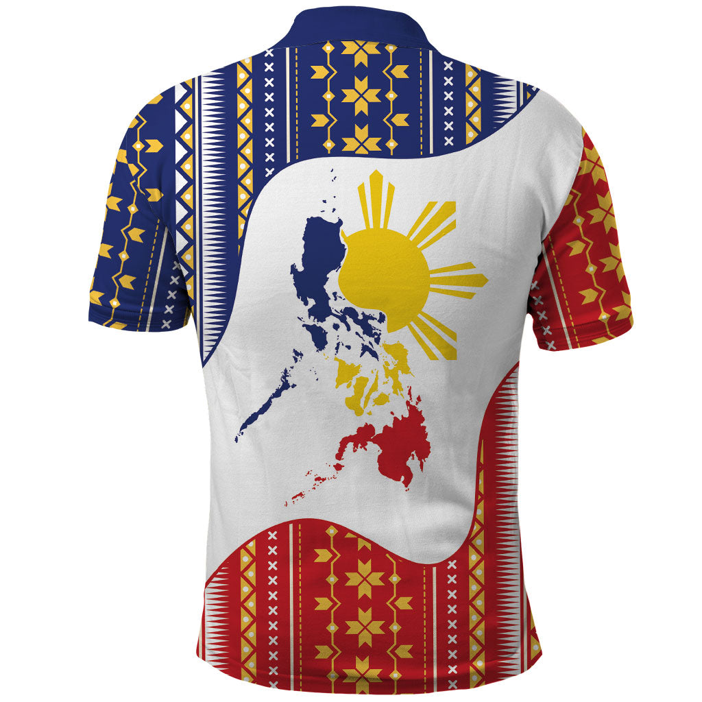 Philippines Flag Day Polo Shirt Filipino Traditional Igorot Tribal Pattern LT9 - Polynesian Pride