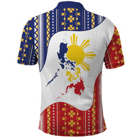 Philippines Flag Day Polo Shirt Filipino Traditional Igorot Tribal Pattern LT9 - Polynesian Pride