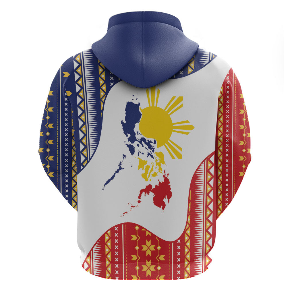 Philippines Flag Day Zip Hoodie Filipino Traditional Igorot Tribal Pattern LT9 - Polynesian Pride
