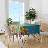 5 Oclock Somewhere Tablecloth Hawaii Parrots Cocktail Summer Beach Vibe - Polynesian Pride