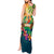 5 Oclock Somewhere Personalized Tank Maxi Dress Hawaii Parrots Plumeria Summer Vibe - Polynesian Pride