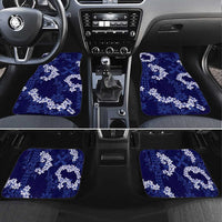 Mokihana Maile and Ilima Leis Car Mats Uliuli Hawaiian Tapa Quilt Pattern - Polynesian Pride