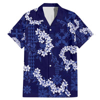 Mokihana Maile and Ilima Leis Family Matching Mermaid Dress and Hawaiian Shirt Uliuli Hawaiian Tapa Quilt Pattern - Polynesian Pride