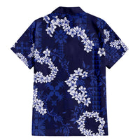 Mokihana Maile and Ilima Leis Family Matching Mermaid Dress and Hawaiian Shirt Uliuli Hawaiian Tapa Quilt Pattern - Polynesian Pride