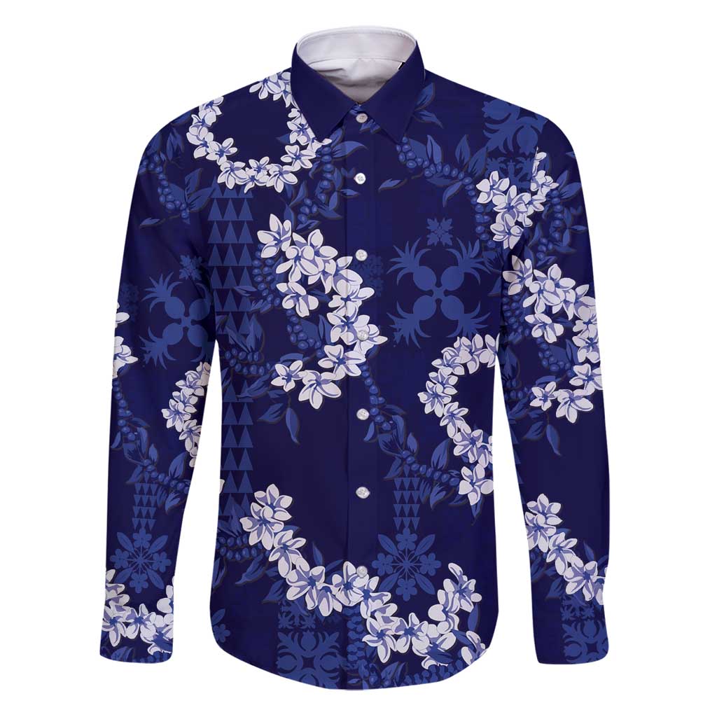 Mokihana Maile and Ilima Leis Family Matching Puletasi and Hawaiian Shirt Uliuli Hawaiian Tapa Quilt Pattern - Polynesian Pride