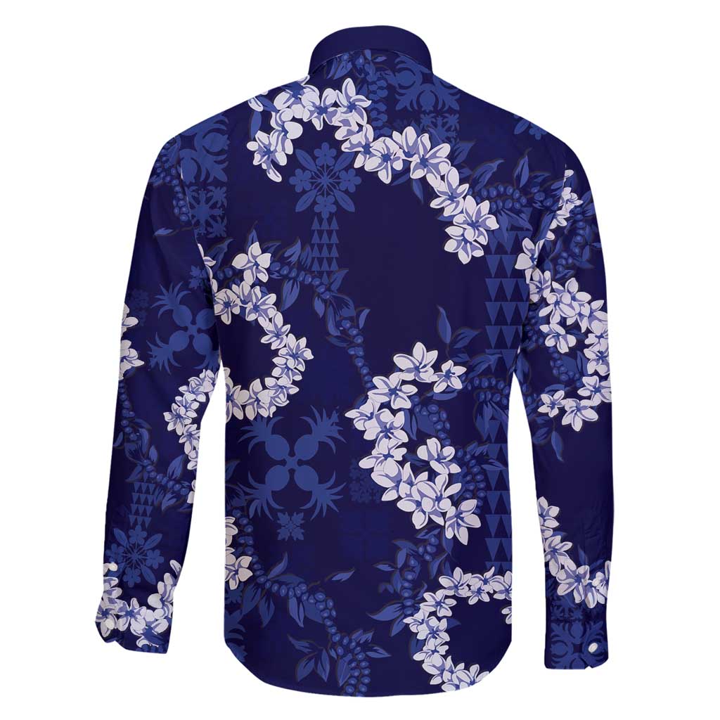 Mokihana Maile and Ilima Leis Family Matching Tank Maxi Dress and Hawaiian Shirt Uliuli Hawaiian Tapa Quilt Pattern - Polynesian Pride