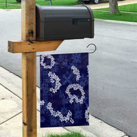 Mokihana Maile and Ilima Leis Garden Flag Uliuli Hawaiian Tapa Quilt Pattern - Polynesian Pride