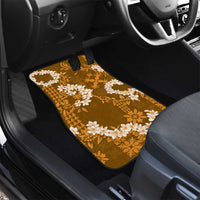 Mokihana Maile and Ilima Leis Car Mats Alani Hawaiian Tapa Quilt Pattern - Polynesian Pride