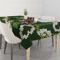 Mokihana Maile and Ilima Leis Tablecloth Omaʻomaʻo Hawaiian Tapa Quilt Pattern - Polynesian Pride