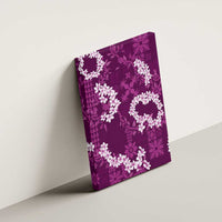 Mokihana Maile and Ilima Leis Canvas Wall Art Akala Hawaiian Tapa Quilt Pattern - Polynesian Pride