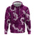 Mokihana Maile and Ilima Leis Hoodie Akala Hawaiian Tapa Quilt Pattern - Polynesian Pride