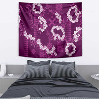 Mokihana Maile and Ilima Leis Tapestry Akala Hawaiian Tapa Quilt Pattern - Polynesian Pride