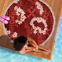 Mokihana Maile and Ilima Leis Beach Blanket Ulaʻula Hawaiian Tapa Quilt Pattern - Polynesian Pride