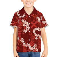 Mokihana Maile and Ilima Leis Hawaiian Shirt Ulaʻula Hawaiian Tapa Quilt Pattern - Polynesian Pride