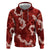 Mokihana Maile and Ilima Leis Hoodie Ulaʻula Hawaiian Tapa Quilt Pattern - Polynesian Pride
