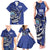 Personalized FSM 1986 Independence Day Family Matching Tank Maxi Dress and Hawaiian Shirt Polynesian Shark Tattoo Style