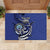 Personalized FSM 1986 Independence Day Rubber Doormat Polynesian Shark Tattoo Style