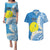 Personalized Palau 1994 Belau Rekid Couples Matching Puletasi and Hawaiian Shirt Polynesian Plumeria Style