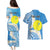 Personalized Palau 1994 Belau Rekid Couples Matching Puletasi and Hawaiian Shirt Polynesian Plumeria Style