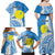 Personalized Palau 1994 Belau Rekid Family Matching Off Shoulder Maxi Dress and Hawaiian Shirt Polynesian Plumeria Style