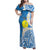 Personalized Palau 1994 Belau Rekid Family Matching Off Shoulder Maxi Dress and Hawaiian Shirt Polynesian Plumeria Style