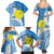 Personalized Palau 1994 Belau Rekid Family Matching Summer Maxi Dress and Hawaiian Shirt Polynesian Plumeria Style