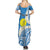 Personalized Palau 1994 Belau Rekid Family Matching Summer Maxi Dress and Hawaiian Shirt Polynesian Plumeria Style