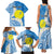 Personalized Palau 1994 Belau Rekid Family Matching Tank Maxi Dress and Hawaiian Shirt Polynesian Plumeria Style