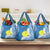 Personalized Palau 1994 Belau Rekid Grocery Bag Polynesian Plumeria Style