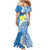 Personalized Palau 1994 Belau Rekid Mermaid Dress Polynesian Plumeria Style