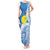 Personalized Palau 1994 Belau Rekid Tank Maxi Dress Polynesian Plumeria Style