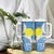 Personalized Palau 1994 Belau Rekid Tumbler With Handle Polynesian Plumeria Style