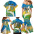 Personalised Tuvalu 1978 Independence Day Family Matching Mermaid Dress and Hawaiian Shirt Polynesian Plumeria Style