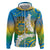 Personalised Tuvalu 1978 Independence Day Hoodie Polynesian Plumeria Style