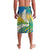 Personalised Tuvalu 1978 Independence Day Lavalava Polynesian Plumeria Style