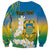 Personalised Tuvalu 1978 Independence Day Sweatshirt Polynesian Plumeria Style