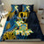 Personalised Tuvalu Beautiful Plumeria Flower Bedding Set